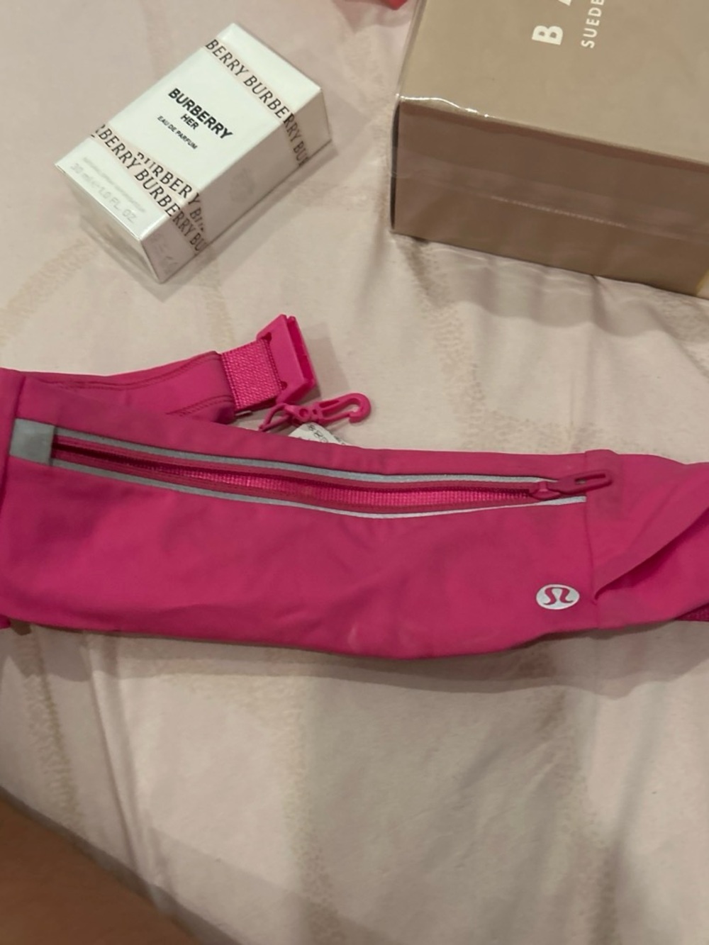 lululemon athletica Pink Running Belt Bag xs/s